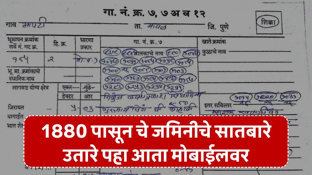 View Land Record – आपल्या जमिनीचा नकाशा आता मोबाईलवर!